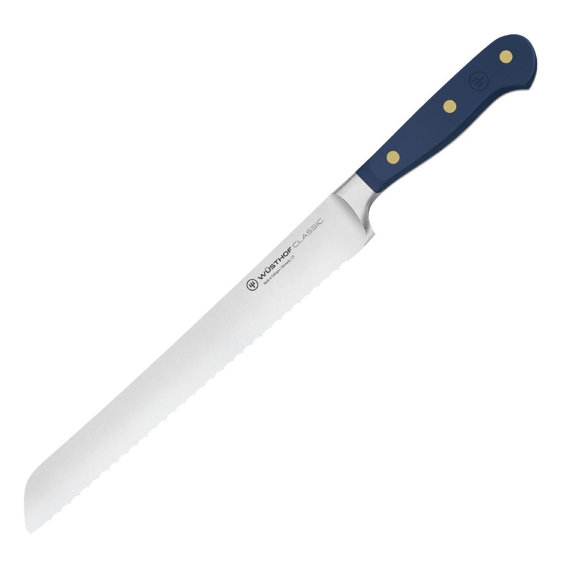 Wusthof Classic Colours Bread Knife Wild Blueberry 23cm (JK308)