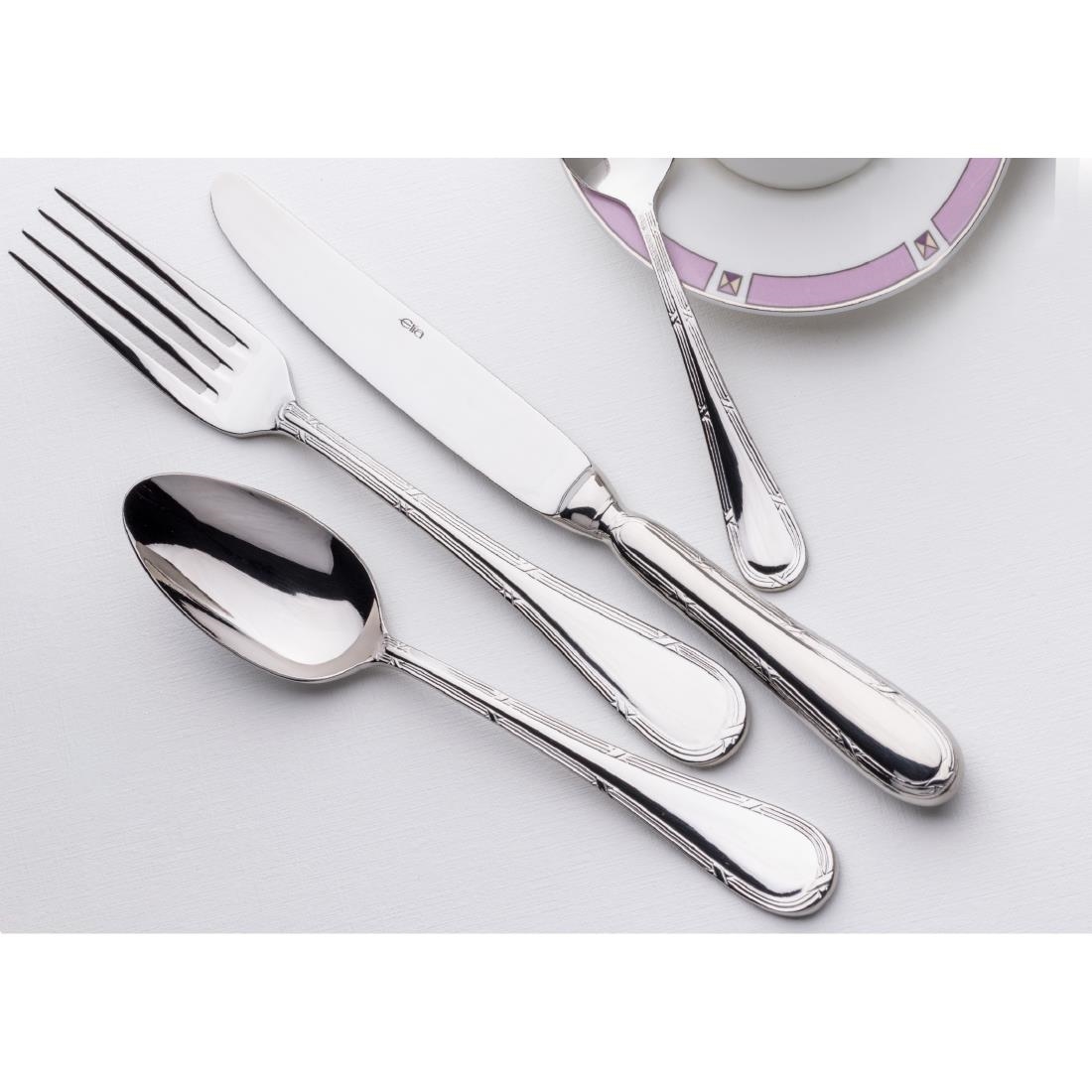 Elia Ribbon Hollow Handle Dessert Knives 12 Pack (JN002)