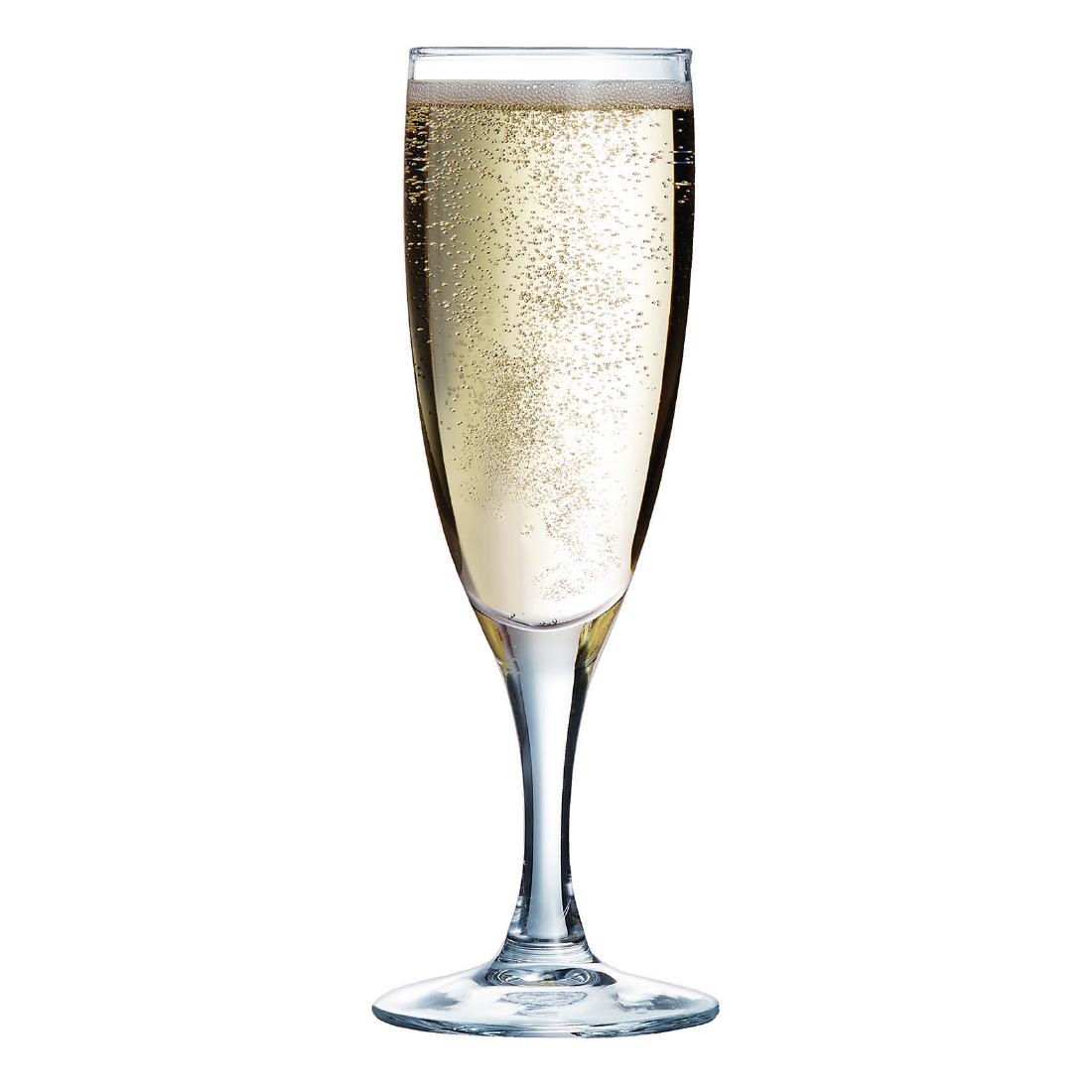 Arcoroc Elegance Champagne Flutes 100ml 48 Pack (JN495)