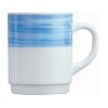 Arcoroc Brush Mugs Blue 250ml 6 Pack (JN496)