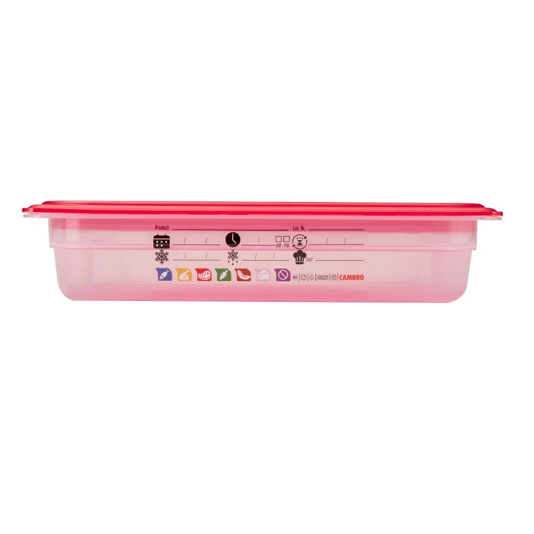 Cambro Safetrak IML Polypropylene Food Storage Container 1-1 GN 65mm (JN500)