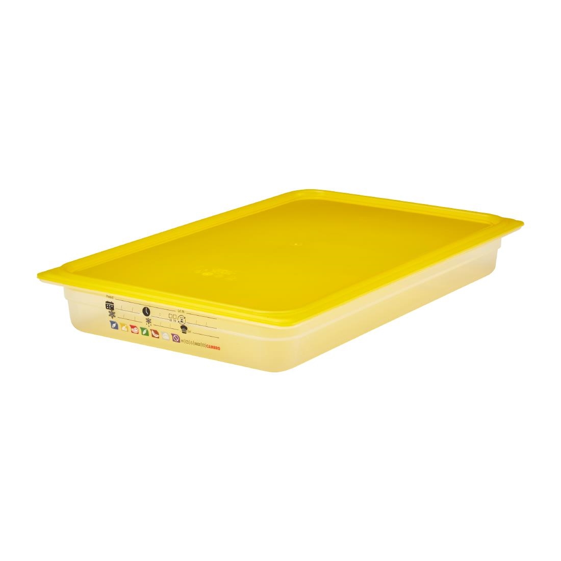 Cambro Safetrak IML Polypropylene Food Storage Container 1-1 GN 65mm (JN500)