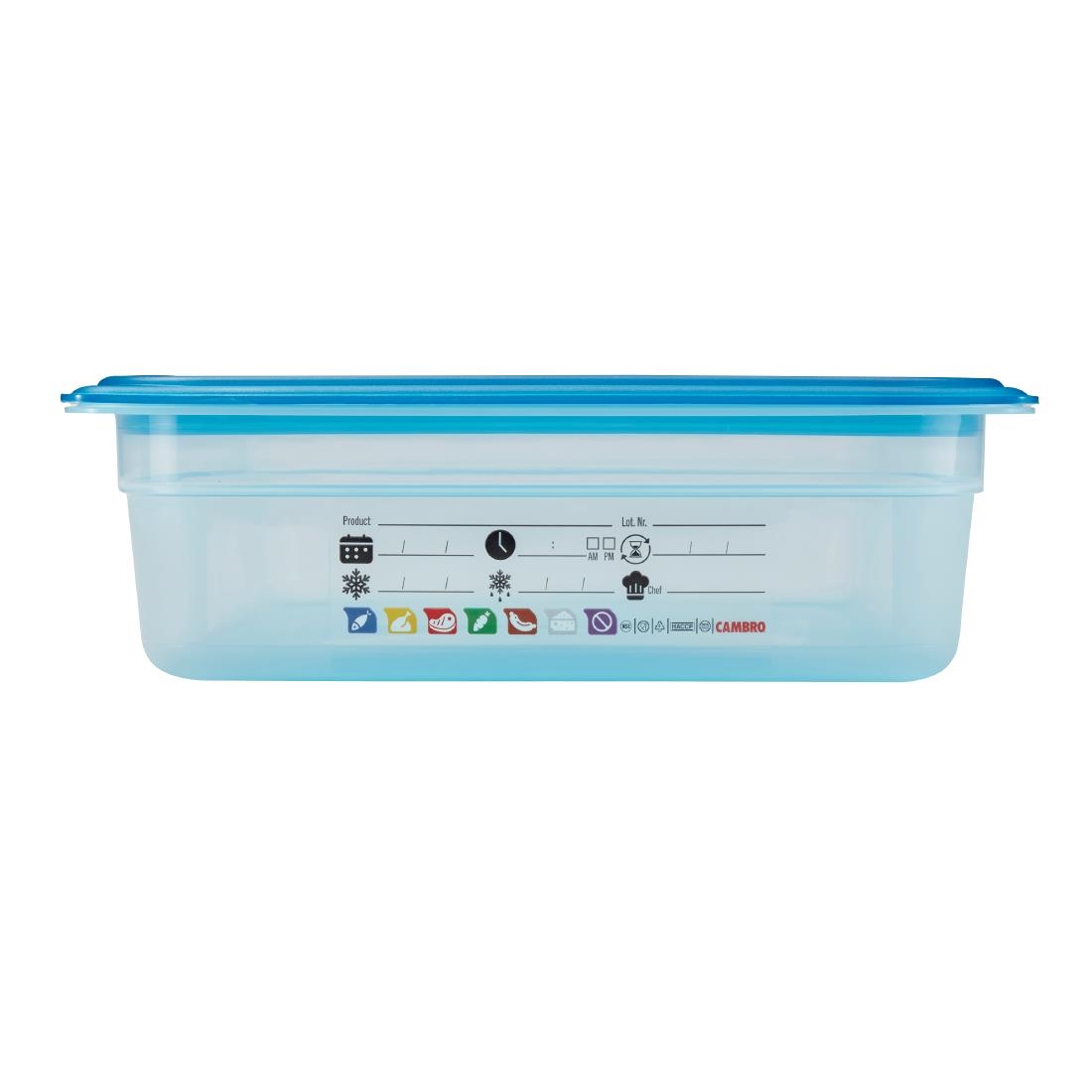 Cambro Safetrak IML Polypropylene Food Storage Container 1-1 GN 100mm (JN501)
