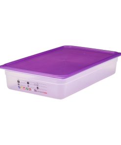 Cambro Safetrak IML Polypropylene Food Storage Container 1-1 GN 100mm (JN501)