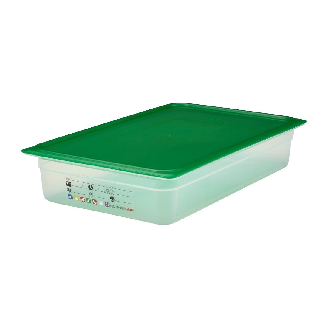 Cambro Safetrak IML Polypropylene Food Storage Container 1-1 GN 100mm (JN501)