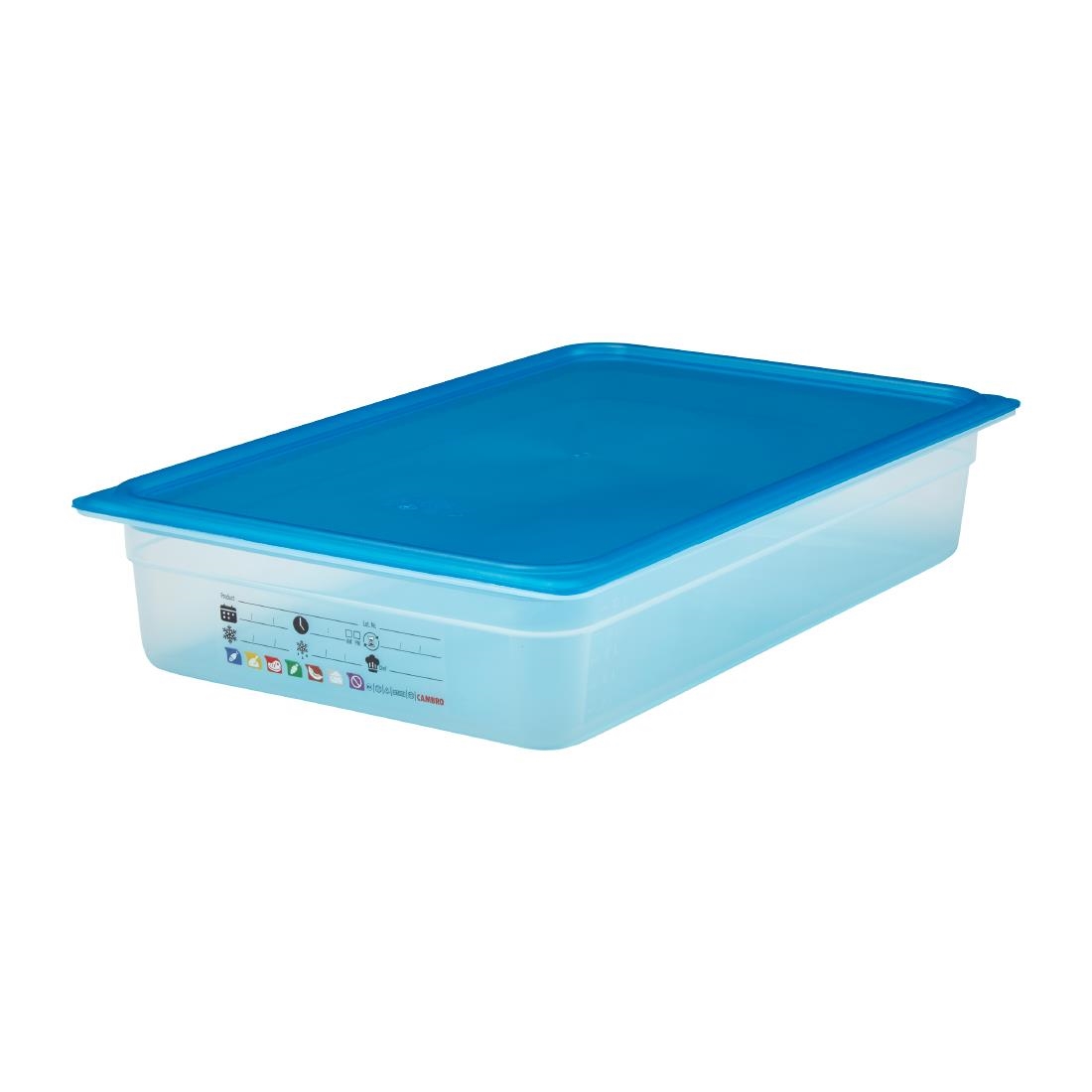 Cambro Safetrak IML Polypropylene Food Storage Container 1-1 GN 100mm (JN501)