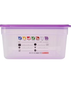 Cambro Safetrak IML Polypropylene Food Storage Container 1-1 GN 150mm (JN502)