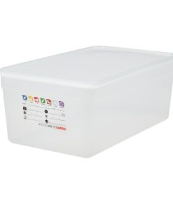 Cambro Safetrak IML Polypropylene Food Storage Container 1-1 GN 200mm (JN503)