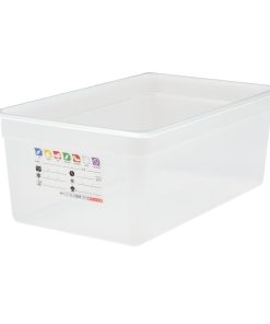 Cambro Safetrak IML Polypropylene Food Storage Container 1-1 GN 200mm (JN503)