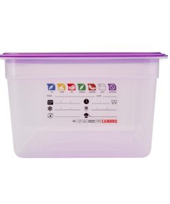 Cambro Safetrak IML Polypropylene Food Storage Container 1-1 GN 200mm (JN503)