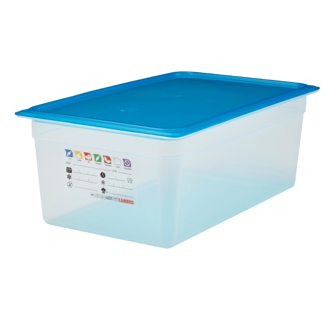 Cambro Safetrak IML Polypropylene Food Storage Container 1-1 GN 200mm (JN503)