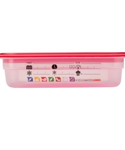 Cambro Safetrak IML Polypropylene Food Storage Container 1-2 GN 65mm (JN504)