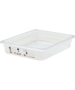 Cambro Safetrak IML Polypropylene Food Storage Container 1-2 GN 65mm (JN504)