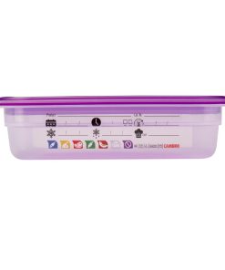 Cambro Safetrak IML Polypropylene Food Storage Container 1-2 GN 65mm (JN504)