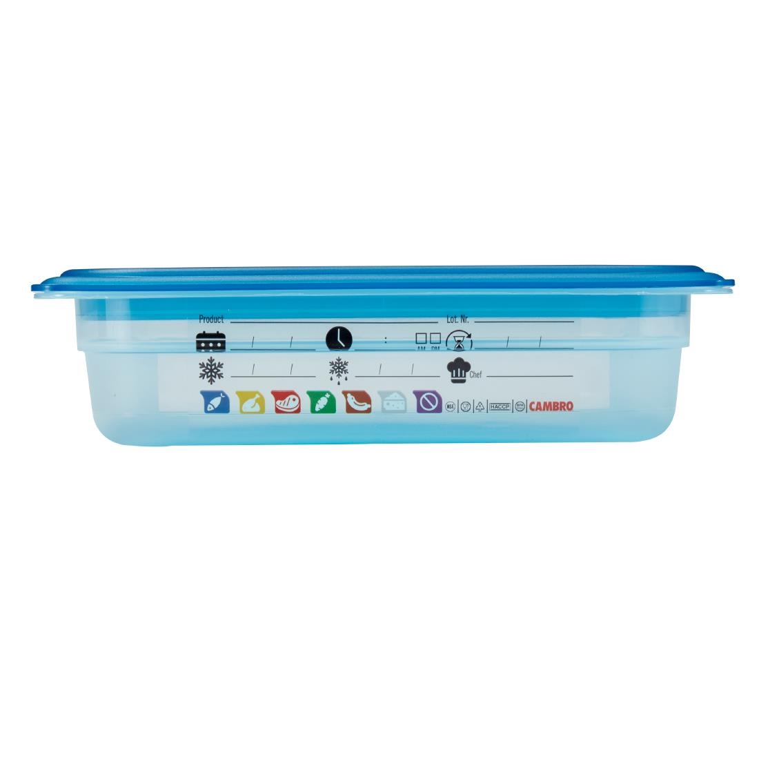 Cambro Safetrak IML Polypropylene Food Storage Container 1-2 GN 65mm (JN504)