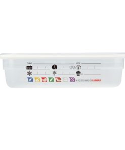 Cambro Safetrak IML Polypropylene Food Storage Container 1-2 GN 65mm (JN504)