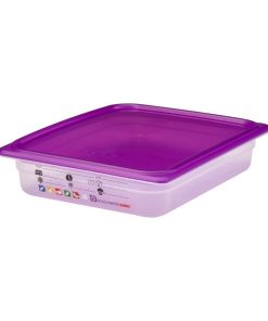 Cambro Safetrak IML Polypropylene Food Storage Container 1-2 GN 65mm (JN504)