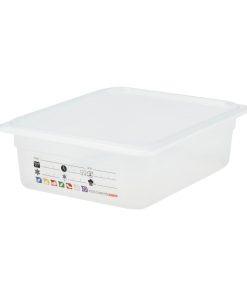 Cambro Safetrak IML Polypropylene Food Storage Container 1-2 GN 100mm (JN505)