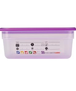 Cambro Safetrak IML Polypropylene Food Storage Container 1-2 GN 100mm (JN505)