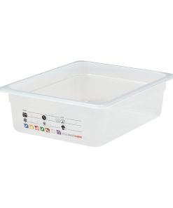 Cambro Safetrak IML Polypropylene Food Storage Container 1-2 GN 100mm (JN505)