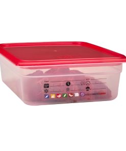 Cambro Safetrak IML Polypropylene Food Storage Container 1-2 GN 100mm (JN505)