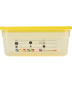 Cambro Safetrak IML Polypropylene Food Storage Container 1-2 GN 100mm (JN505)