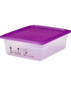 Cambro Safetrak IML Polypropylene Food Storage Container 1-2 GN 100mm (JN505)