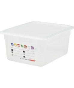 Cambro Safetrak IML Polypropylene Food Storage Container 1-2 GN 150mm (JN506)
