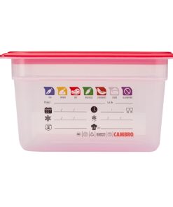 Cambro Safetrak IML Polypropylene Food Storage Container 1-2 GN 150mm (JN506)