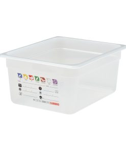 Cambro Safetrak IML Polypropylene Food Storage Container 1-2 GN 150mm (JN506)