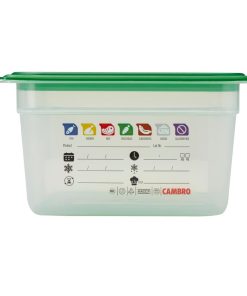 Cambro Safetrak IML Polypropylene Food Storage Container 1-2 GN 150mm (JN506)