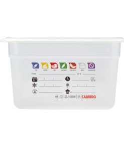 Cambro Safetrak IML Polypropylene Food Storage Container 1-2 GN 150mm (JN506)