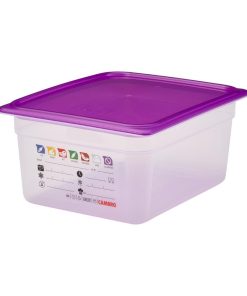 Cambro Safetrak IML Polypropylene Food Storage Container 1-2 GN 150mm (JN506)