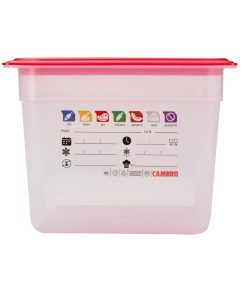 Cambro Safetrak IML Polypropylene Food Storage Container 1-2 GN 200mm (JN507)