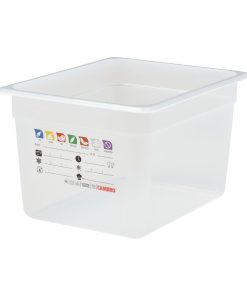 Cambro Safetrak IML Polypropylene Food Storage Container 1-2 GN 200mm (JN507)