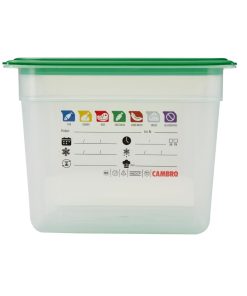 Cambro Safetrak IML Polypropylene Food Storage Container 1-2 GN 200mm (JN507)