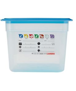 Cambro Safetrak IML Polypropylene Food Storage Container 1-2 GN 200mm (JN507)