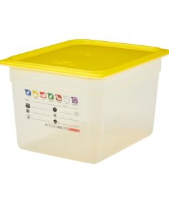 Cambro Safetrak IML Polypropylene Food Storage Container 1-2 GN 200mm (JN507)