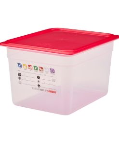 Cambro Safetrak IML Polypropylene Food Storage Container 1-2 GN 200mm (JN507)