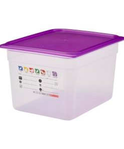 Cambro Safetrak IML Polypropylene Food Storage Container 1-2 GN 200mm (JN507)