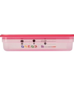 Cambro Safetrak IML Polypropylene Food Storage Container 1-3 GN 65mm (JN508)