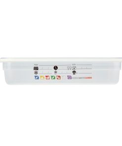 Cambro Safetrak IML Polypropylene Food Storage Container 1-3 GN 65mm (JN508)