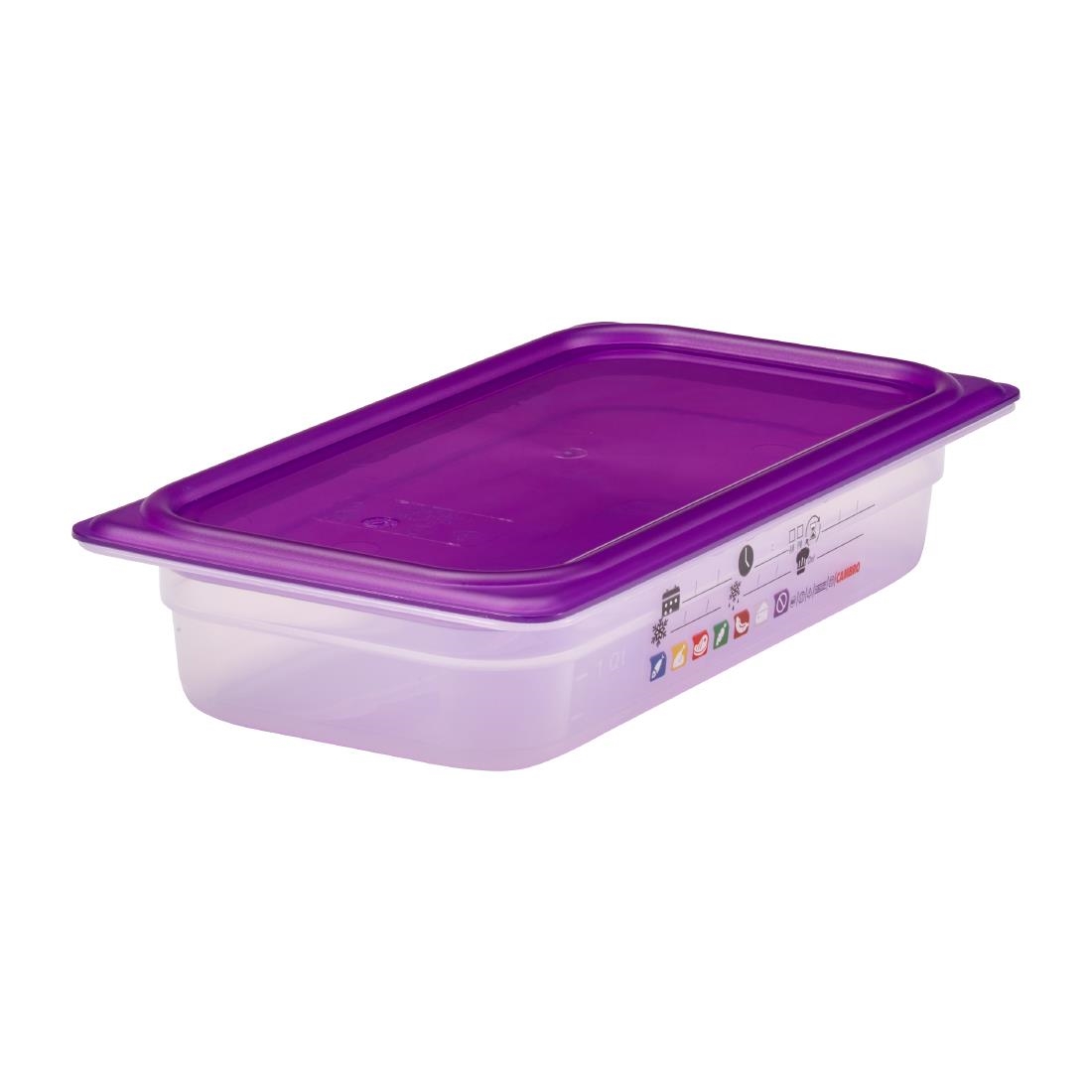 Cambro Safetrak IML Polypropylene Food Storage Container 1-3 GN 65mm (JN508)