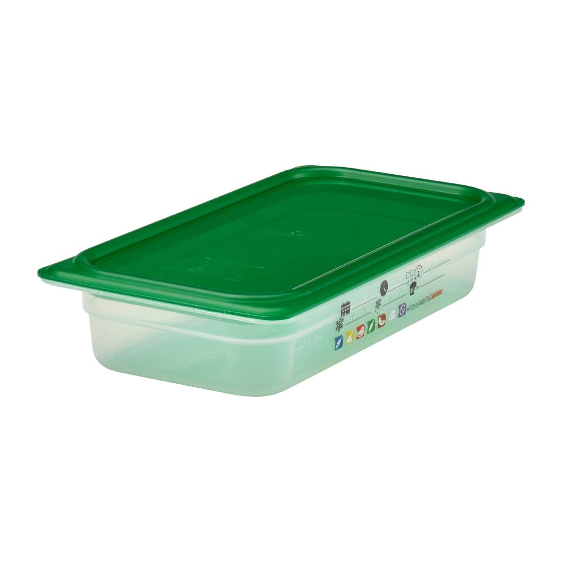 Cambro Safetrak IML Polypropylene Food Storage Container 1-3 GN 65mm (JN508)