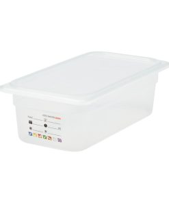 Cambro Safetrak IML Polypropylene Food Storage Container 1-3 GN 100mm (JN509)