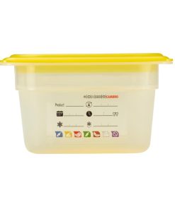 Cambro Safetrak IML Polypropylene Food Storage Container 1-3 GN 100mm (JN509)