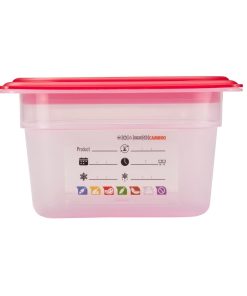 Cambro Safetrak IML Polypropylene Food Storage Container 1-3 GN 100mm (JN509)
