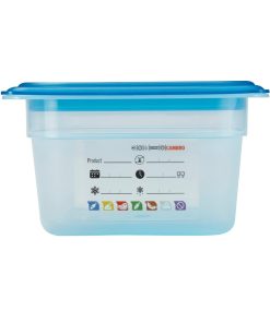 Cambro Safetrak IML Polypropylene Food Storage Container 1-3 GN 100mm (JN509)