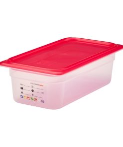 Cambro Safetrak IML Polypropylene Food Storage Container 1-3 GN 100mm (JN509)