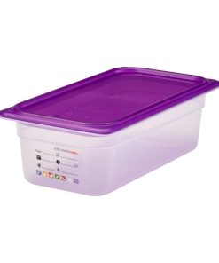 Cambro Safetrak IML Polypropylene Food Storage Container 1-3 GN 100mm (JN509)